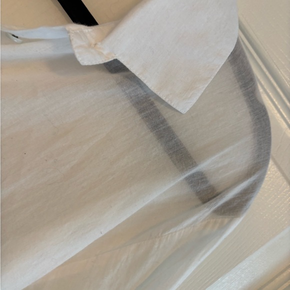 Krista Larson White Button Down Shirt for Women - Picture 5 of 7